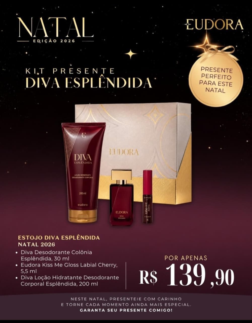 Kit presente de perfumaria